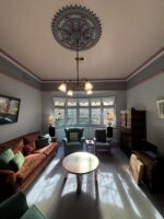 Inside a living room of an Edwardian home bought by a buyer agent off-market